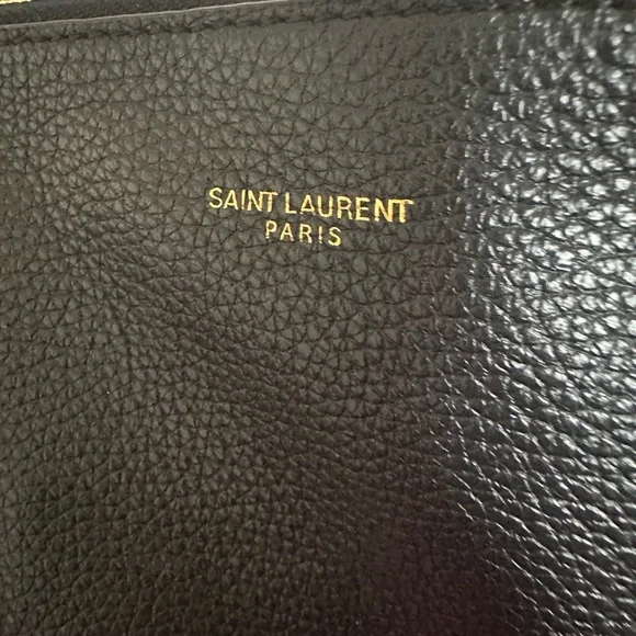 Saint Laurent Black Leather Hobo Bag - Picture 7 of 9